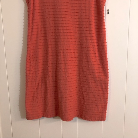 The-oph-ilus Coral Sleeveless Dress 100% Cotton Small - Picture 3 of 7